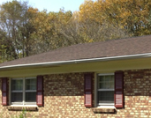 Clean roof gutters and windows